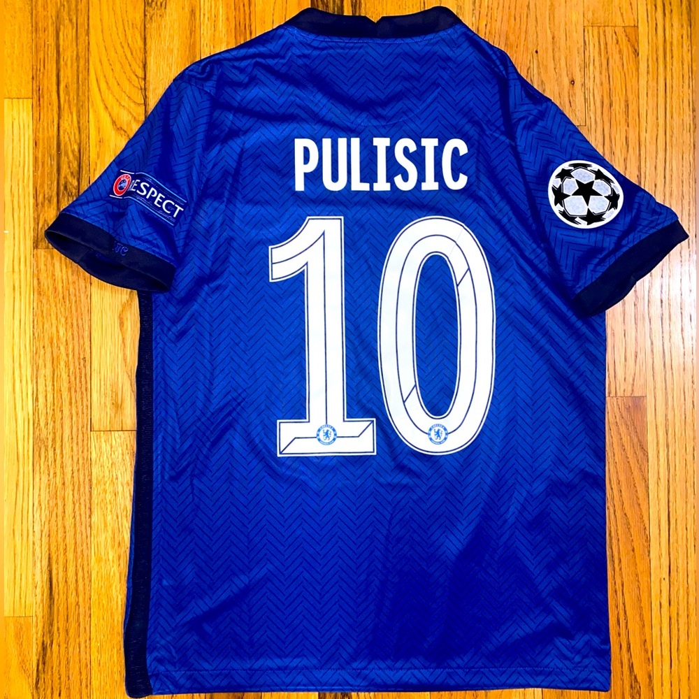 Nike Chelsea FC Christian Pulisic #10 2021 Champions League Final Jersey S